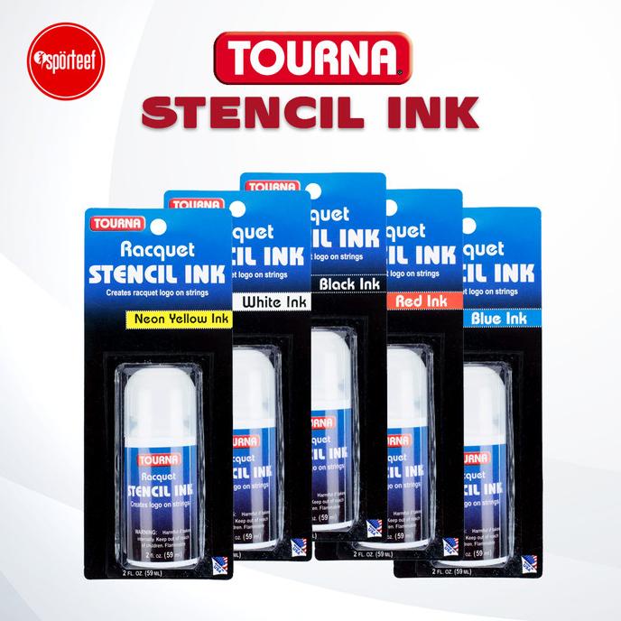

Tourna Stencil Ink Racket / Tinta Cat Senar Raket Tenis Badminton Original|Asli|Premium|Diskon|Ori
