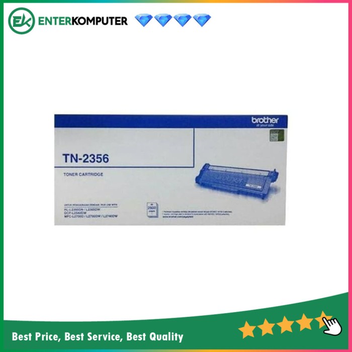 Cartridge and Toner Toner Brother TN-2356