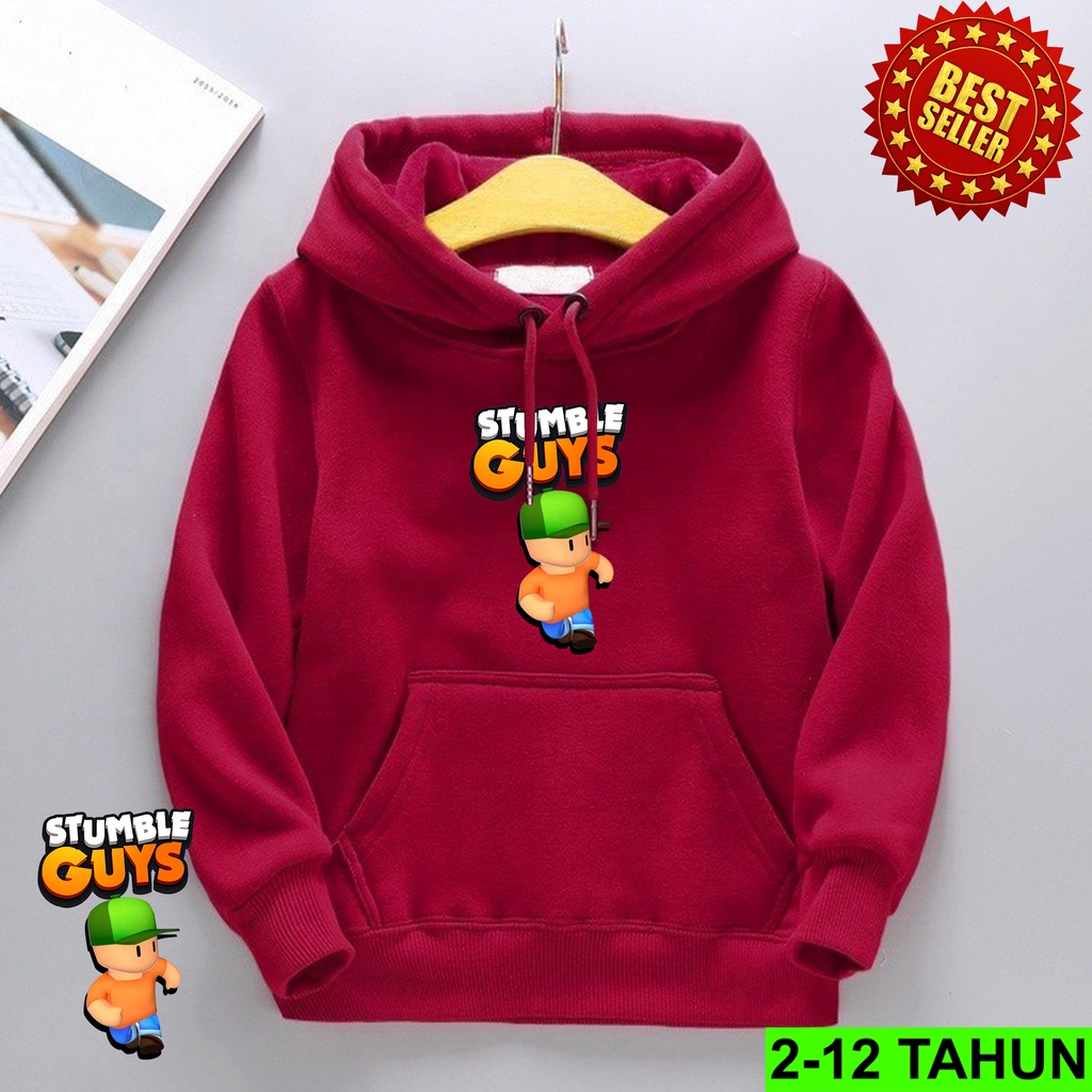 Hoodie Anak Laki Laki Perempuan / Hodie Game stumble guys Anak Usia 2 3 4 5 6 7 8 9 10 11 12 Tahun / Jaket STUMBLE GUYS Anak Cewek Cowok / Switer Anak Terbaru / Sweeter Anak