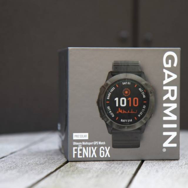 Garmin Fenix 6X Pro Solar Titanium Carbon Gray