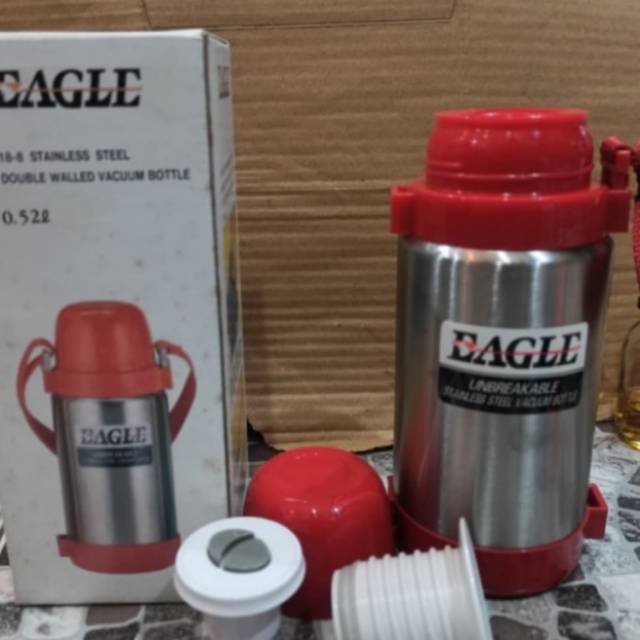 Thermos Air Stainless, Botol Vacuum, Botol Minum, Themos Eagle JWP-500