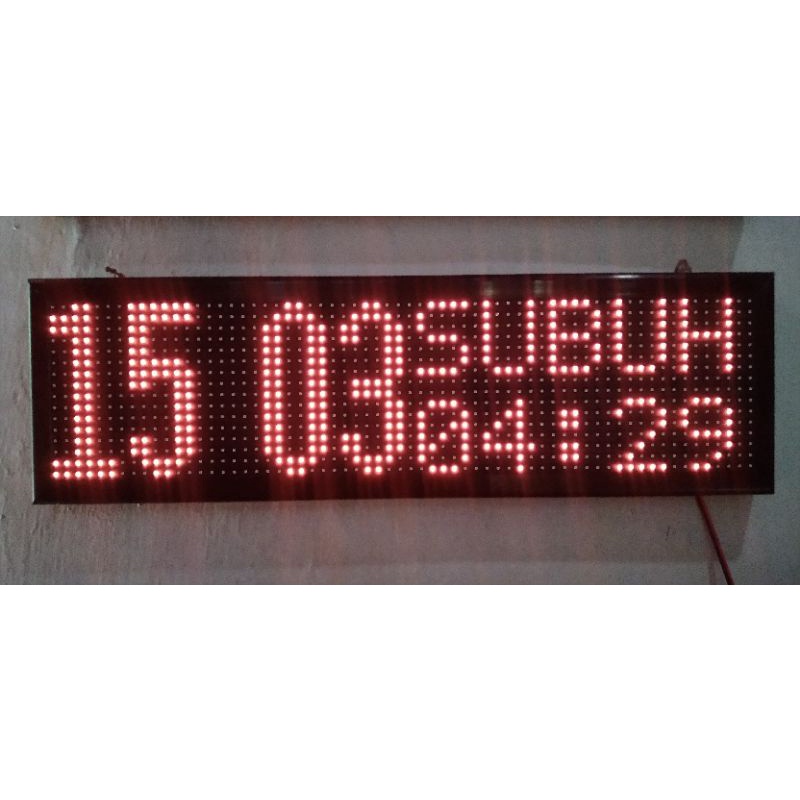 JAM BICARA OTOMATIS ADZAN 20x70