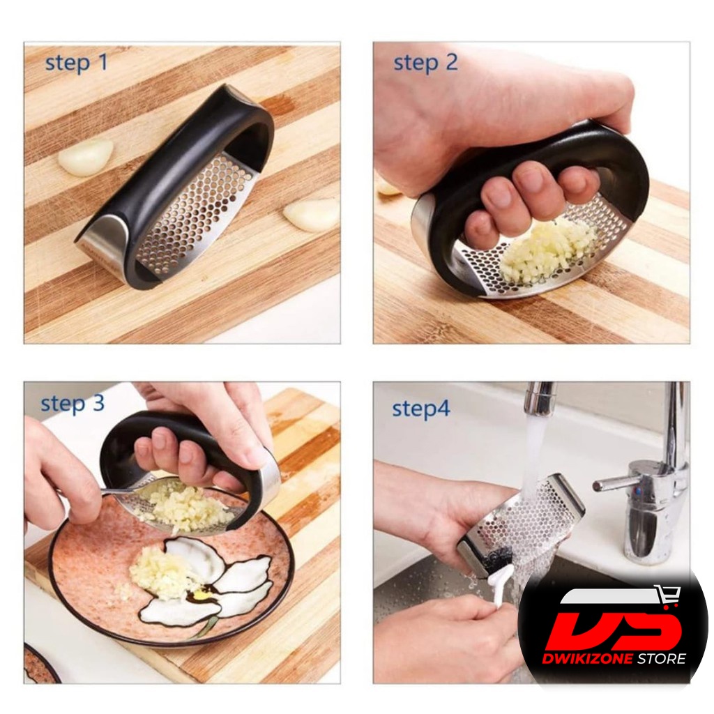 [DGB] ALAT PRESS BAWANG PUTIH STAINLESS STEEL PENGGERUS PENGUPAS BESI TEKAN GARLIC