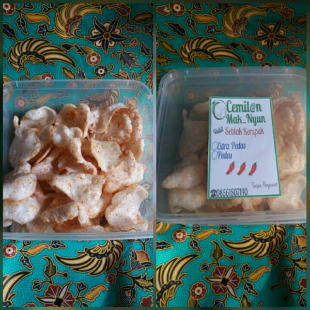 

Kerupuk seblak kering