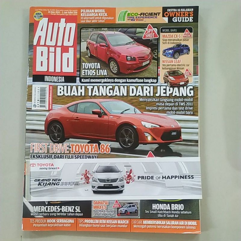 Majalah AutoBild 21 Des 2011 - 3 Jan Edisi 226