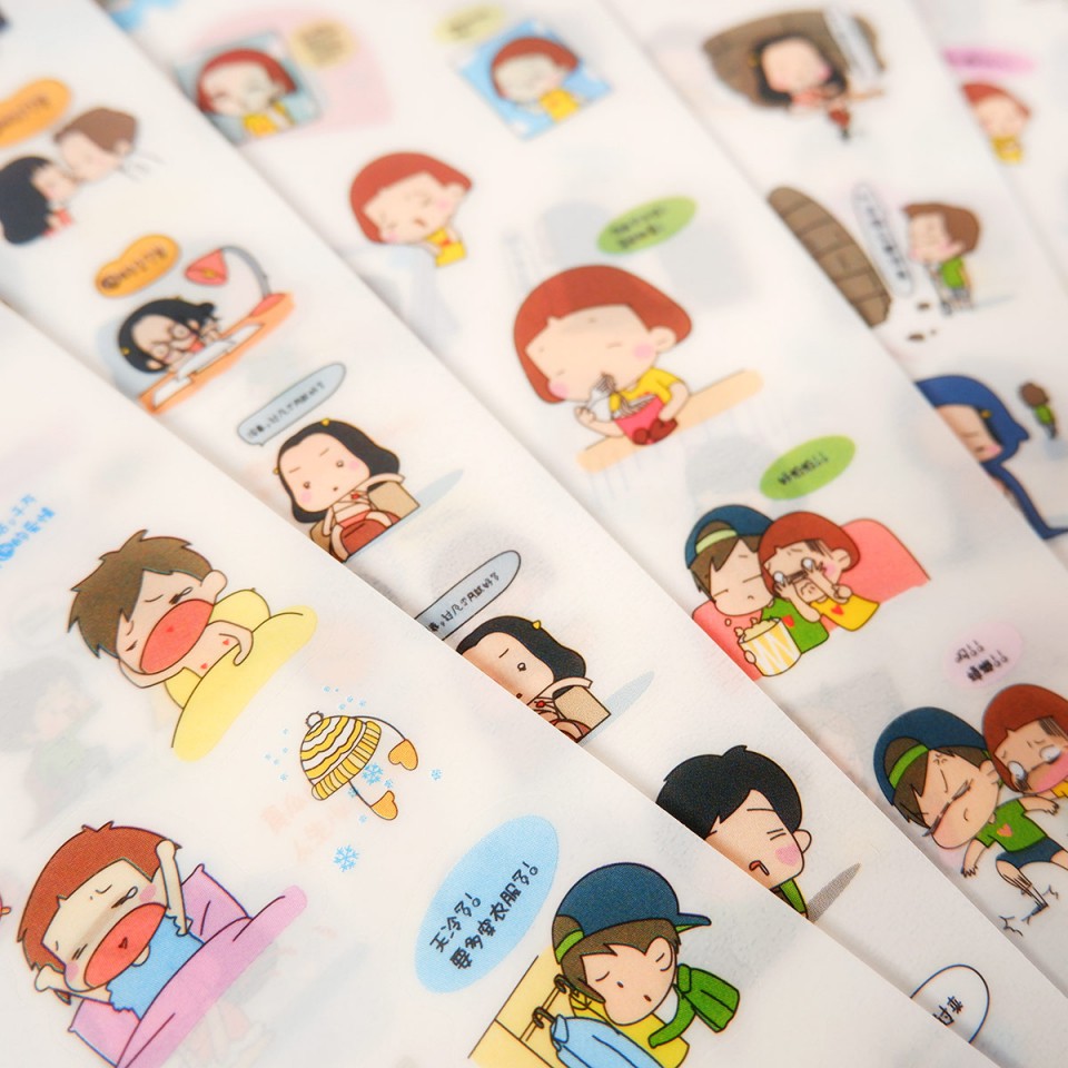 

Stiker Lucu Korea / Korean Girls Life Diary Deco Stickers