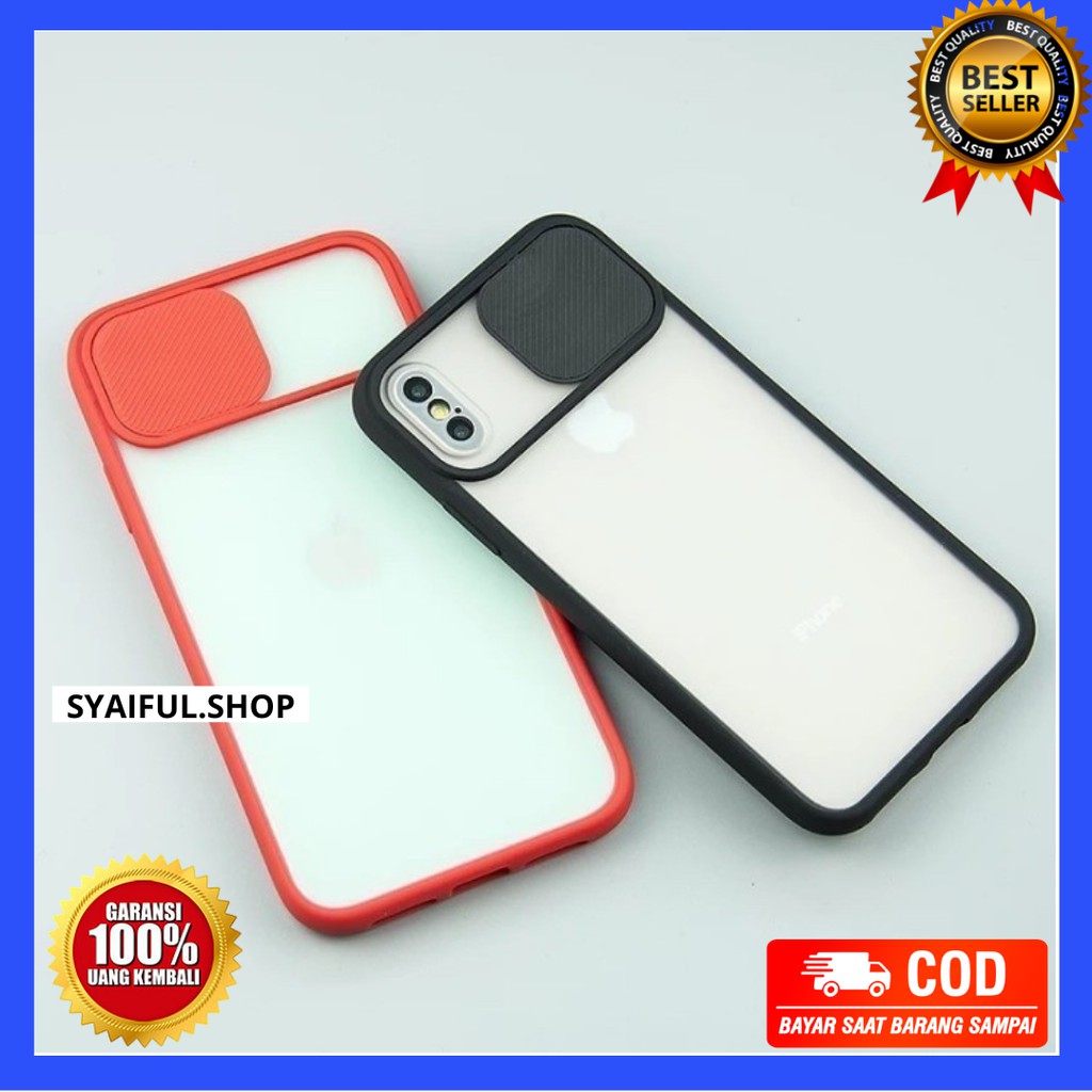 INFINIX HOT 8/SMART 4 PREMIUM DOVE CASE SHUTTER SLIDE CAMERA