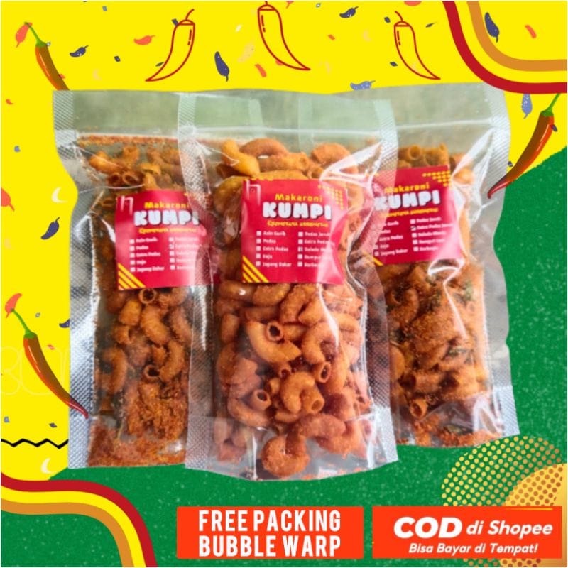 

[Grosir] MAKARONI PEDAS / KRIUK / KUMPI KREMES™ 60gr