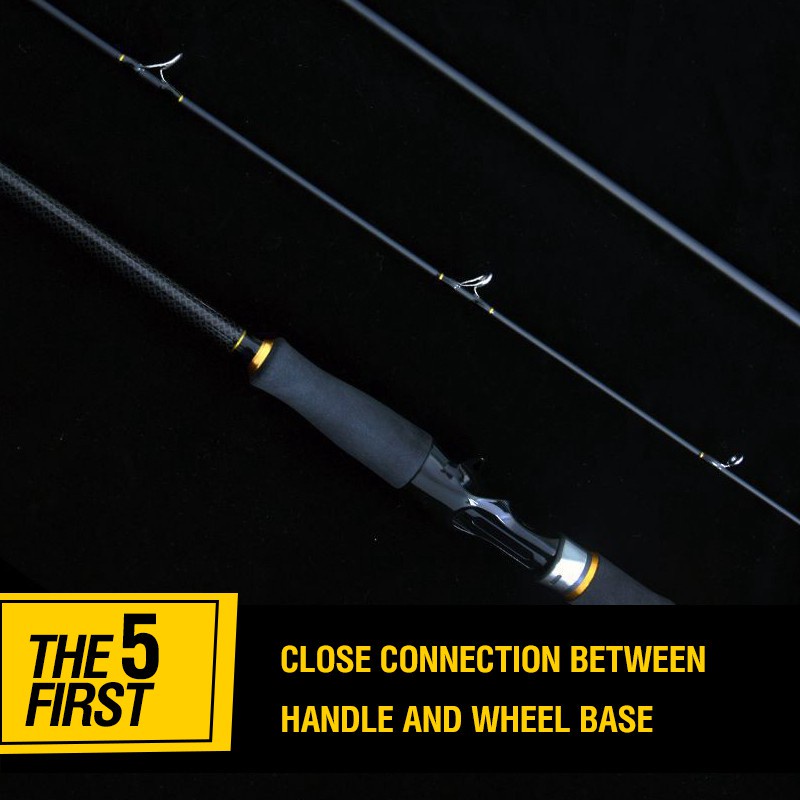 Joran Pancing 1.8m / 2.1m / 2.4m / 2.7m / 3.0m Ultra Ringan Bahan Carbon Steel Warna Hitam