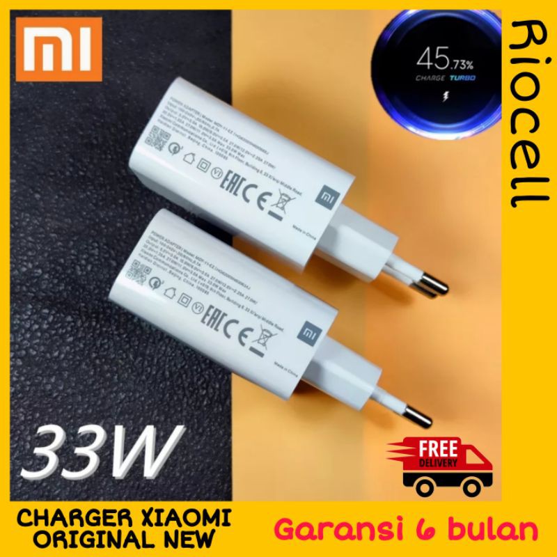 Mi Charger Turbo 33W Xiaomi Charger Adapter Quick Charger Original