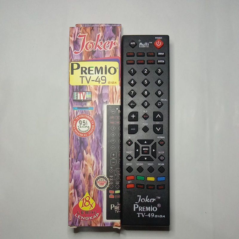 REMOTE TV MULTI/UNIVERSAL JOKER PREMIO