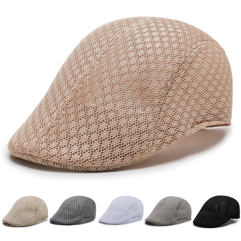 Topi Baret Bahan mesh breathable Untuk Pria