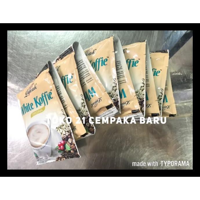 

Luwak White Koffie Original 1 Renceng Isi 10 Sachet | Kopi Coffee New