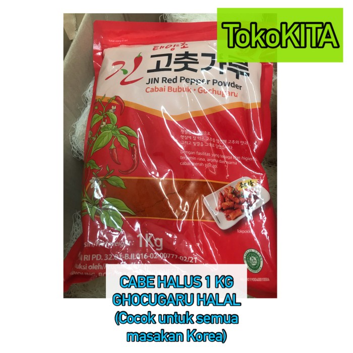 

BISA COD JFood Ghocugaru Jin Red Cabe Halus 1 Kg Halal
