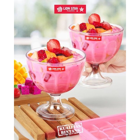 Gelas Plastik Es Buah Es Campur Lion Star 500ml | Velina Cup