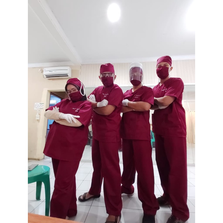 Baju OK/Perawat/Bidan/Dokter Jaga/Seragam Medis/Seragam Operasi.