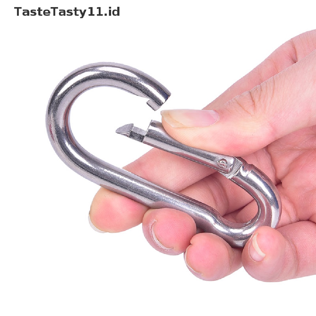 Gantungan Kunci Carabiner Bahan Stainless Steel 304