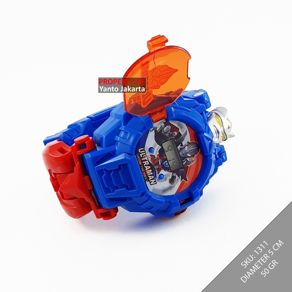 JAM TANGAN ROBOT ULTRAMAN ANAK LAKI LAKI ULTRAMAN LAMPU