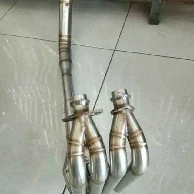 header leher pipa knalpot racing model 4 cilinder new ninja 250/fi  R25 MT25 CBR 250 RR