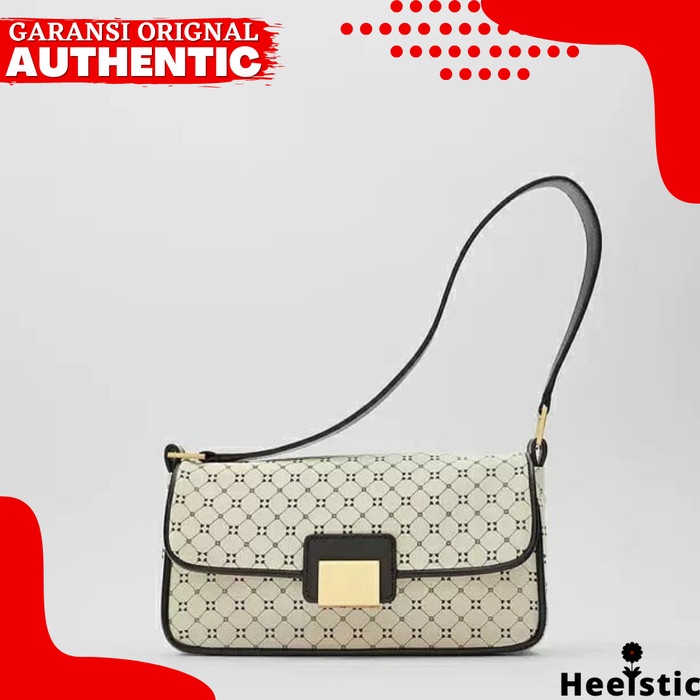 Tas Zara Embossed Wanita Original Branded Store BH782 - White