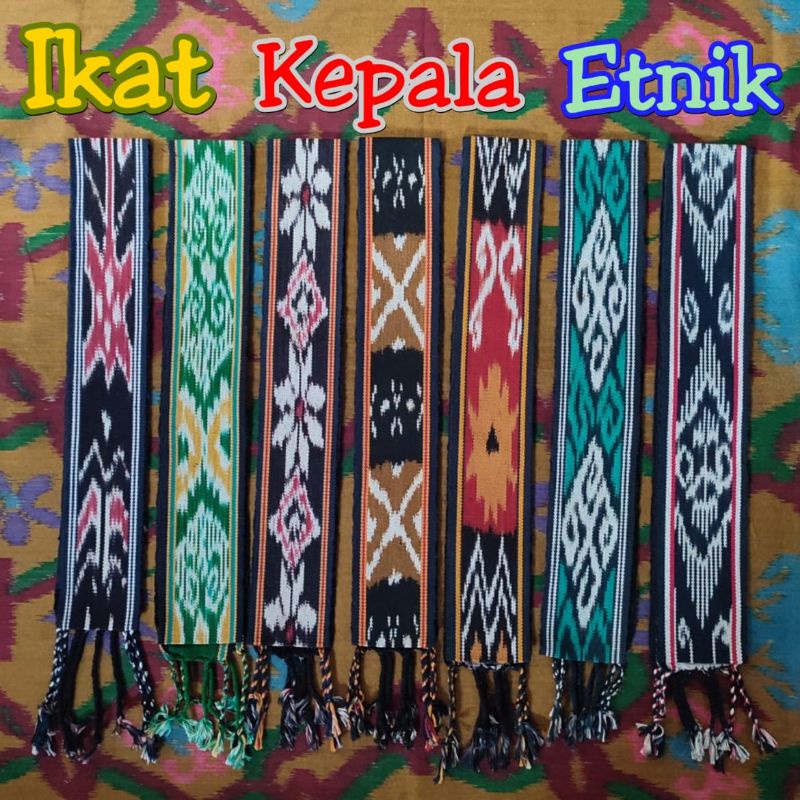 Ikat Kepala Etnik Tenun Toraja Kalimantan sumba Ikat kepala gunung