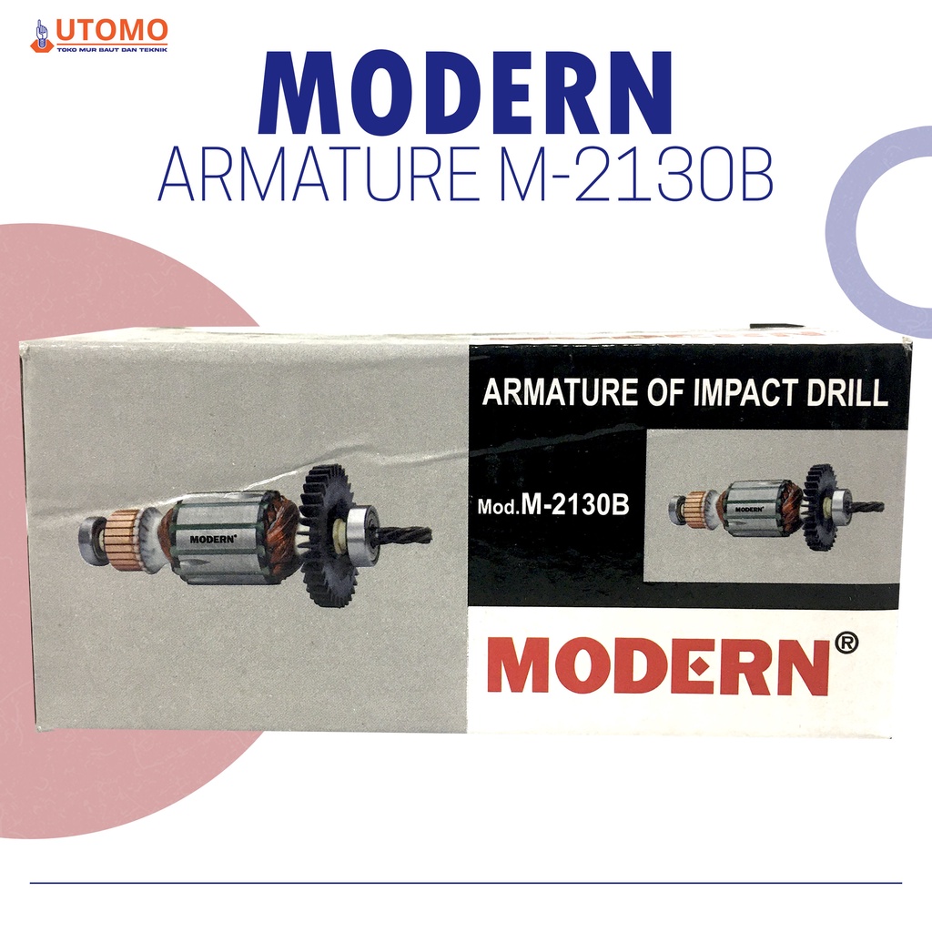 Armature Angker Mesin bor 13mm Mesin Bor Tembok Modern M2130B M 2130B M2130 B M 2130 B