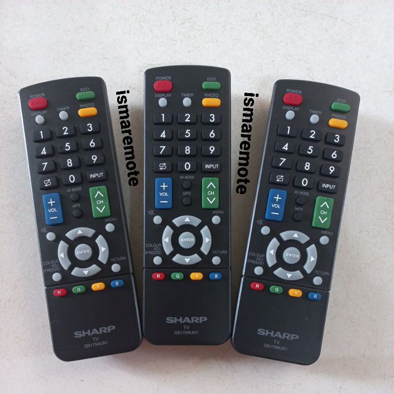 REMOTE REMOT TV SHARP AQUOS LCD LED GB 175WJN1 ORIGINAL