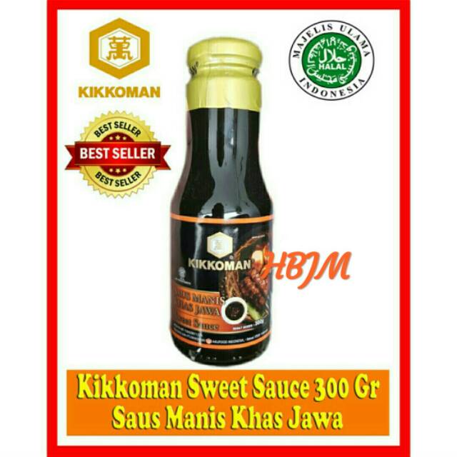 

KIKKOMAN SWEET SAUCE BOTOL 300 GR / SAUS MANIS KHAS JAWA