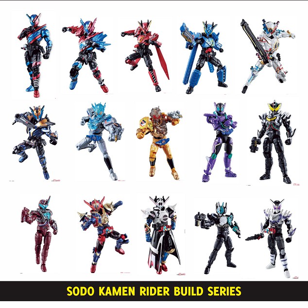 SODO - KAMEN RIDER BUILD CROSS Z DRAGON GENIUS NIGHT ROUGE EVOLT GREASE STALK HAZARD SO DO SHODO