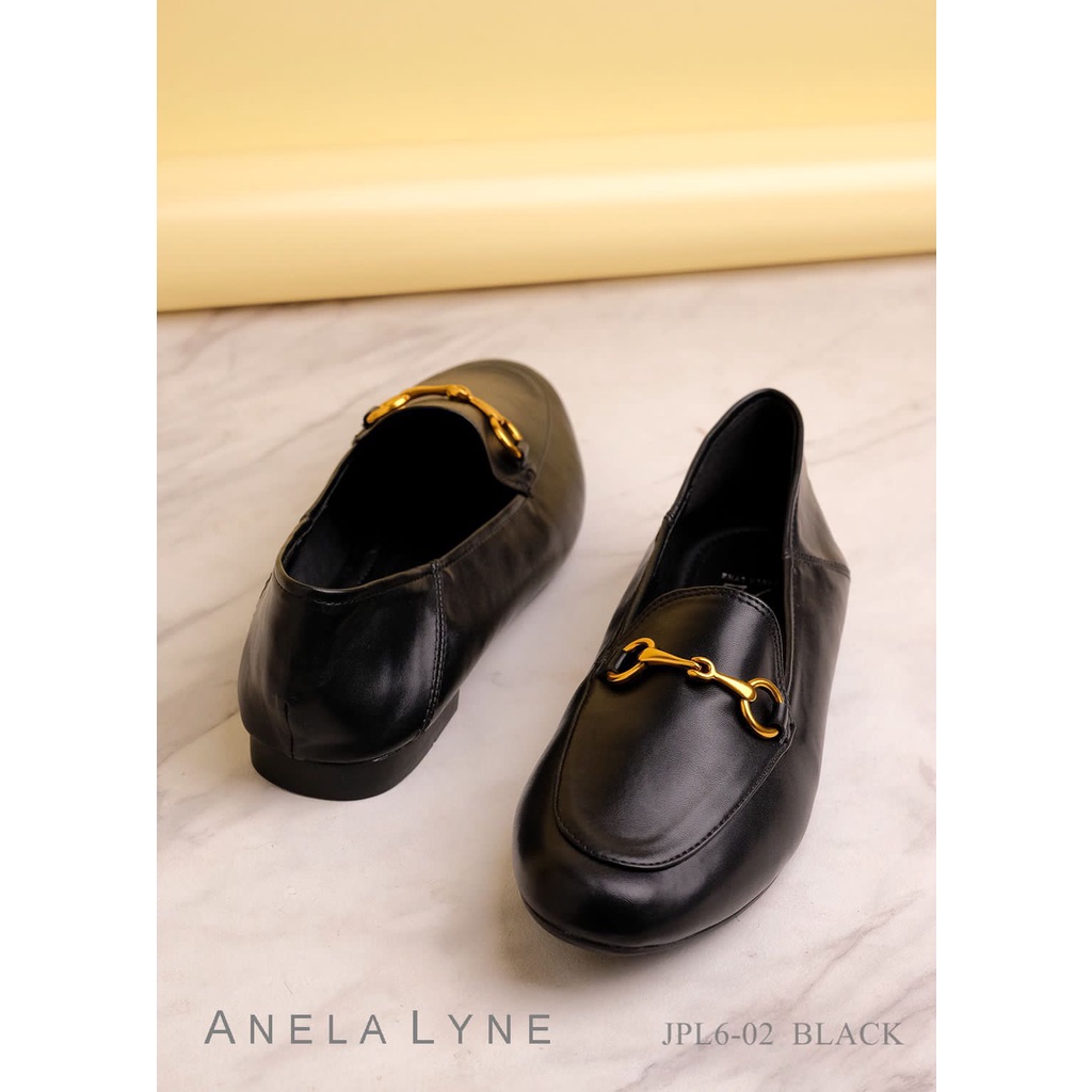 ANELA LYNE SEPATU LOAFERS LEATHER  BAYLEY PL6-02 ORIGINAL