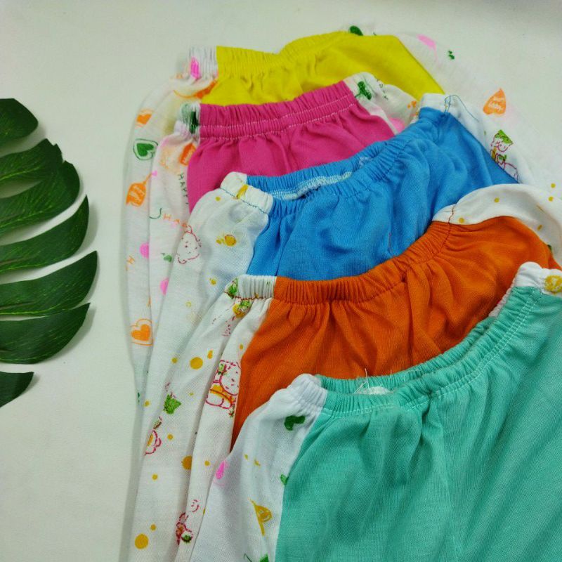 Celana Panjang Anak 6-12 Bulan size M Harian Polos Warna Best Quality