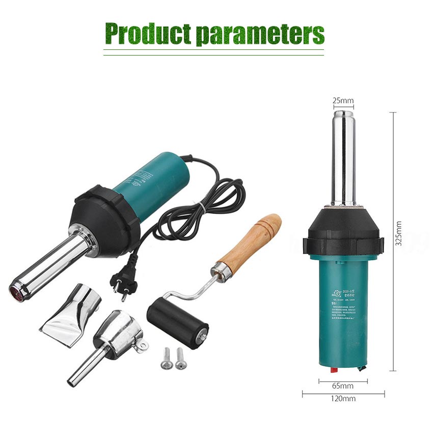 Lyn Las/Hot Air Gun/Las Plastik/Heat Gun/Las Terpal Orchid Welding Kolam Terpal/Las Bemper Mobil