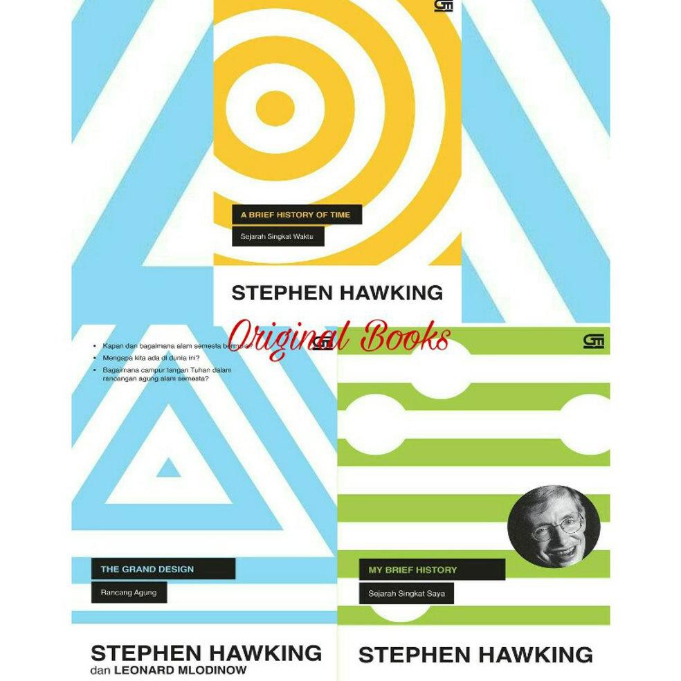 Paling Murah Paket Buku Stephen Hawking The Grand Design Rancang Agung A Brief History Of Time My