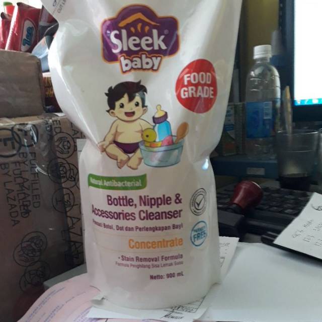 SLEEK BABY BOTTLE NIPPLE &amp;ACC CLEANSER 900ML