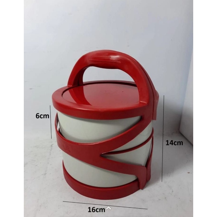 GM Rantang Belah Duren 2 Susun (4121)