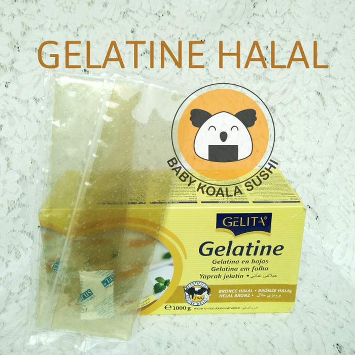 

GELATIN HALAL 5 Lembar / Gelatine Sheet Gelita
