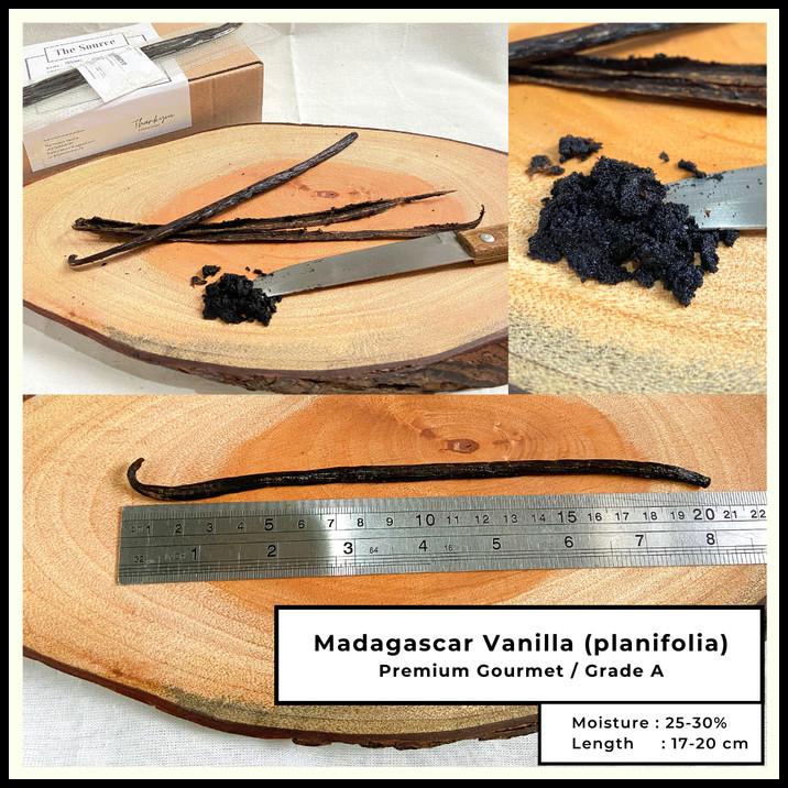 

50Gr Madagascar Planifolia Vanilla Bean Pods Gourmet Grade A