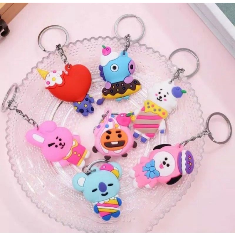 gantungan lucu korea - gantungan bts bt21 - pernak pernik bts lucu