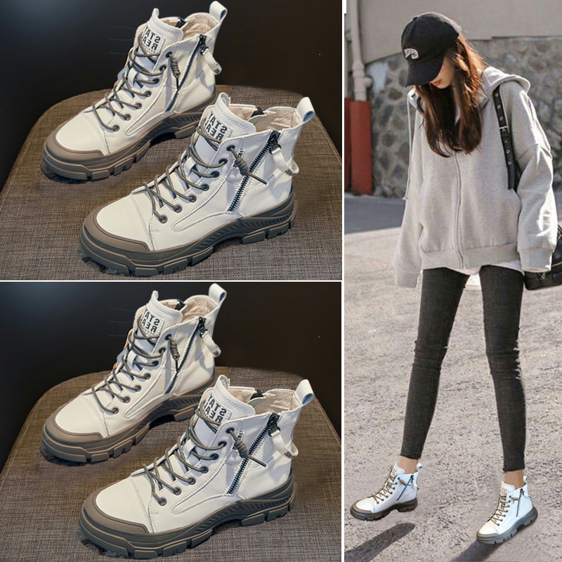 ✅PINKEY P023 Sepatu Sneakers Boots Wanita Sneakers Shoes Import