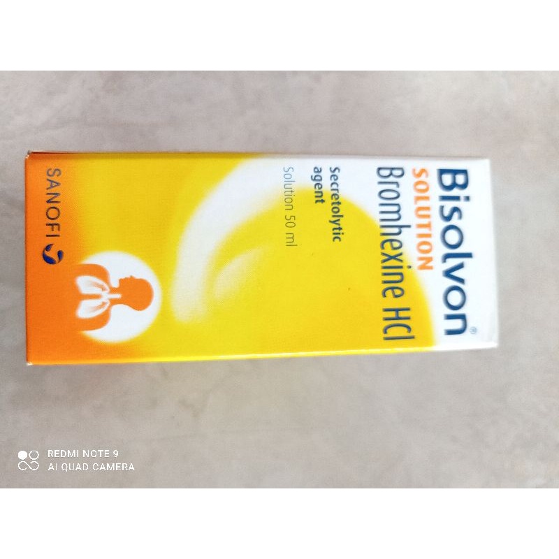 

Bisolvon Solution Bromhexine HCL 50 Ml - Boehringer