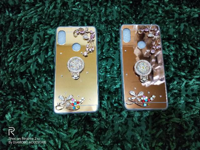 Softcase Mirror Swarovsky Redmi note 5/5 Pro