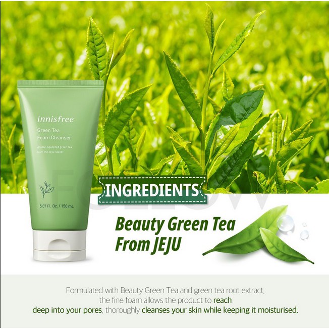 Innisfree Green Tea Foam Cleanser 3ml