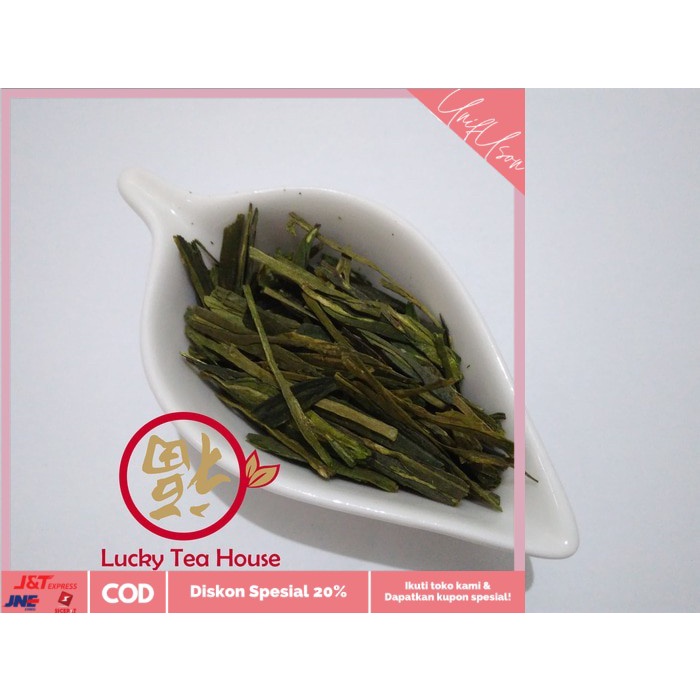 

⭐COD⭐ Long Jing cha 150 gram Dragon Well chinese tea teh cina