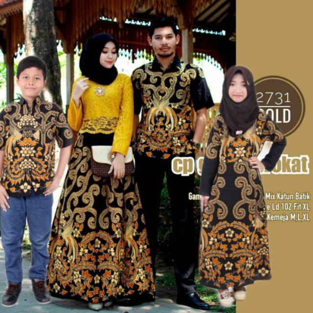 Baju Kapel Batik Gamis Brokat Brukat Anak