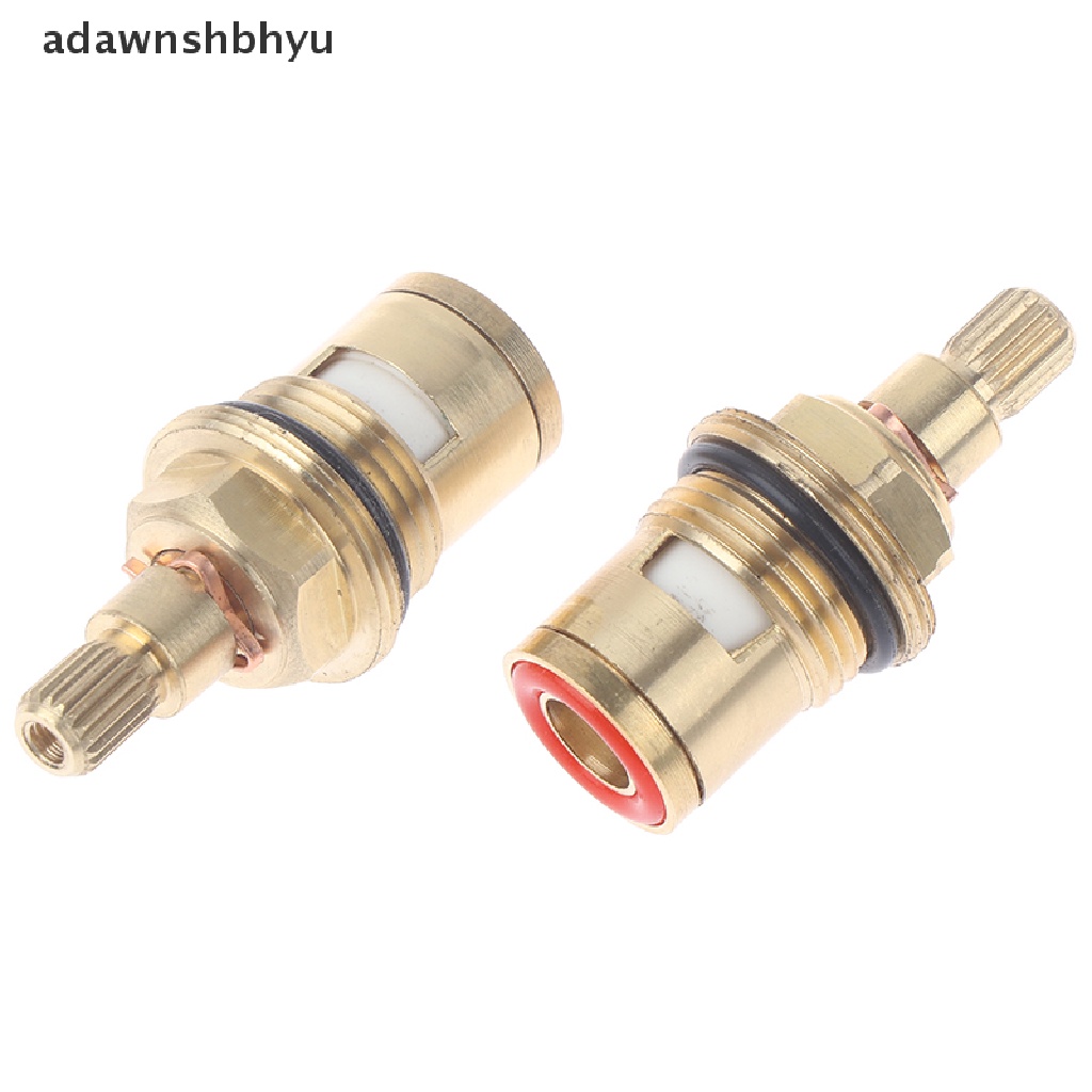 Adawnshbhyu 2Pcs 1per2 &quot;Anti Keran cartridge valve Keramik disc gland quarter turn 20tooth