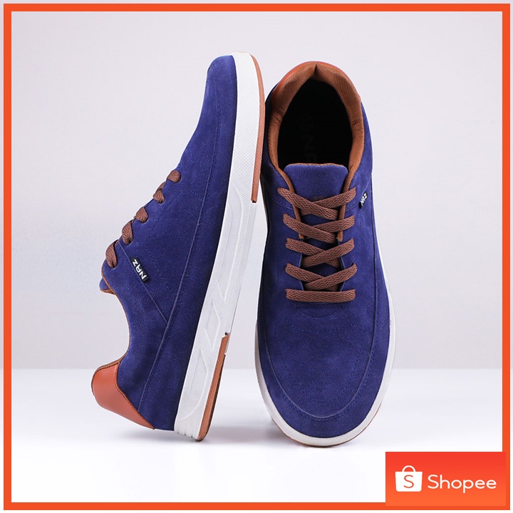 BARDLOF NAZ - Sepatu Sneakers Suede Pria Casual Premium Original