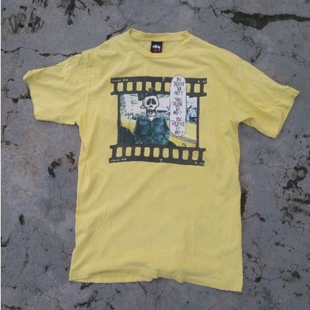 Kaos Tshirt Stussy La Bree Film Festival Vintage Second