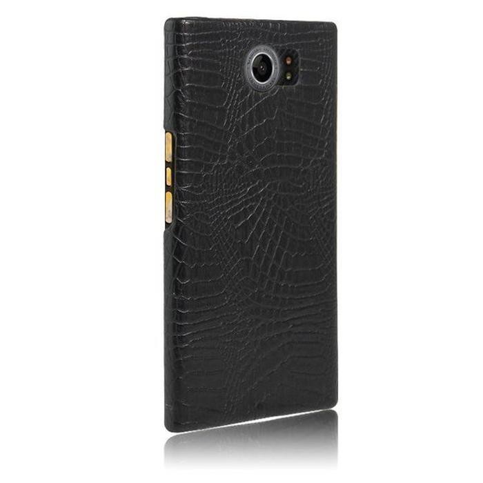 Dijual Case Blackberry Priv Luxury Genuine Leather Back Crocodile Case Blac Berkualitas