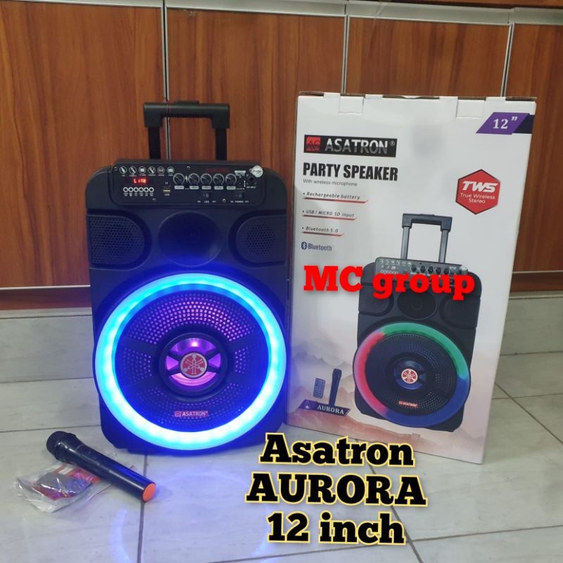 ASATRON Speaker Meeting Bluetooth 12&quot; AURORA - Garansi Resmi 1 Tahun