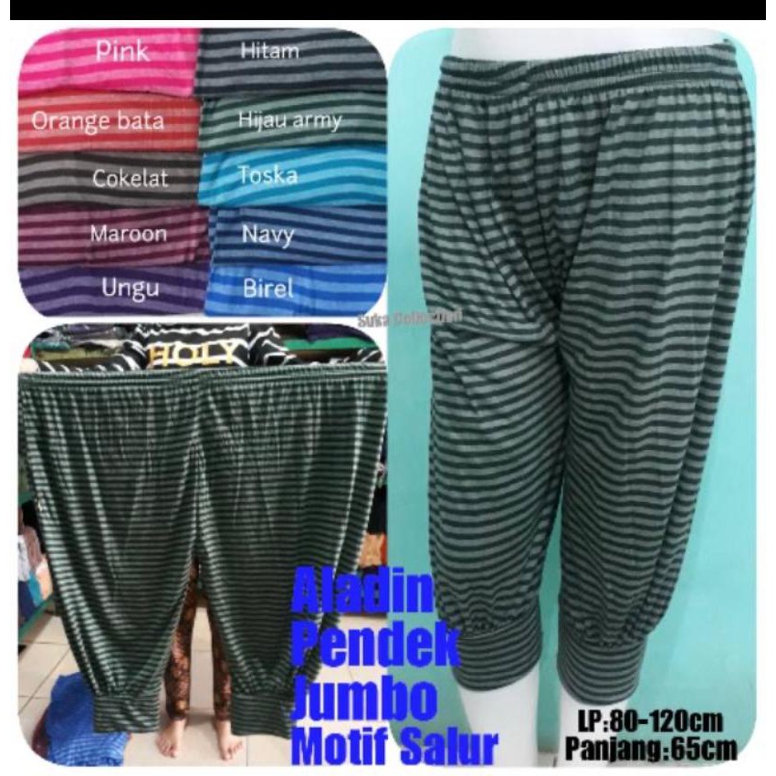 CELANA ALADIN MOTIF SALUR 7/8 SUPER MURAH